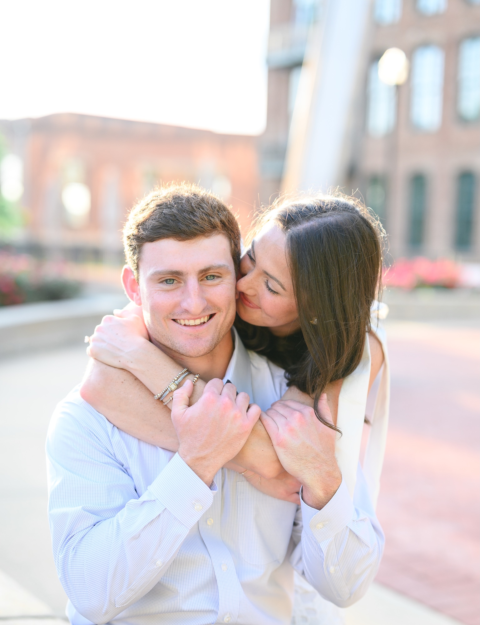 Gwinette Striper and Former Columbus Clingstone Pitcher Blake Burkhalter engagement session 